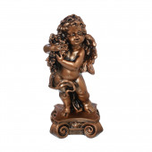 Сувенир Ангел на колонне, малый, бронза (85) (Гипс)