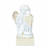 Сувенир Ангел с колонной, средний (Гипс)