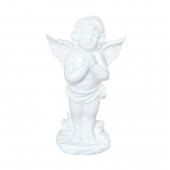 Сувенир Ангел молящийся №2, белый (Гипс)
