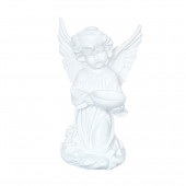 Сувенир Ангел с чашей, большой, белый (Гипс)