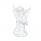 Сувенир Ангел с чашей, большой, перламутр (Гипс)
