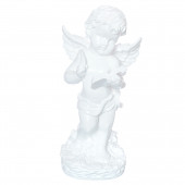 Сувенир Ангел с книгой, белый (Гипс)