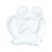 Сувенир Ангелы-пара №2, белый (Гипс)