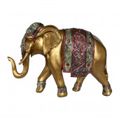 Сувенир гипсовый Слон №3, цветной (Гипс)