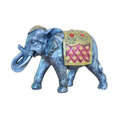 Сувенир гипсовый Слон №1, цветной (Гипс)