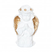 Сувенир Ангел молящийся средний, золото (Гипс)