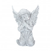 Сувенир Ангел Крылатик средний, камень серый (Гипс)