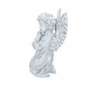 Сувенир Ангел Крылатик средний, камень серый (Гипс)