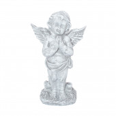 Сувенир Ангел Умиление, камень серый (Гипс)