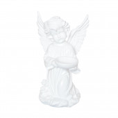 Сувенир Ангел с чашей сверху, белый (Гипс)