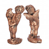Сувенир Ангелы-пара Свидание, бронза (95) (Гипс)