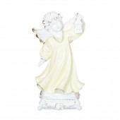 Сувенир Ангел с фонарём малый, стразы (44) (Гипс)