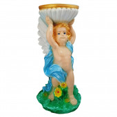 Сувенир Ангел с чашей над головой, декор (Гипс)