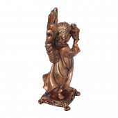 Сувенир Ангел с фонарём, бронза (Гипс)