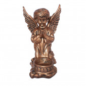Сувенир Ангел с чашей снизу, бронза (Гипс)