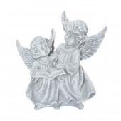 Сувенир Ангелы-пара Аргелина, камень серый (Гипс)