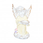 Сувенир Ангел с чашей, стразы (08) (Гипс)