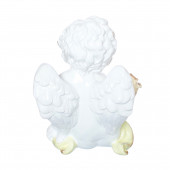 Сувенир Ангел с подсвечником, большой, стразы (75) (Гипс)