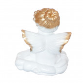 Сувенир Ангел мечтающий, золото (103) (Гипс)