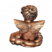 Сувенир Ангел мечтающий, бронза (103) (Гипс)