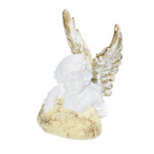 Сувенир Ангел сидящий на камне (Гипс)