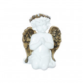 Сувенир Ангел молящийся с веночком (мальчик) (Гипс)