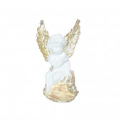 Сувенир Ангел на камне с жемчужиной (Гипс)