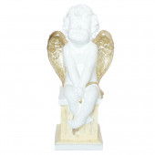 Сувенир Ангел на колонне большой (Гипс)