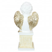 Сувенир Ангел на колонне большой (Гипс)