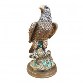Сувенир гипсовый Орёл королевский средний, бронза (195) цвета в ассортименте (Гипс)