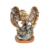 Сувенир гипсовый Орёл №2 средний, бронза (195) цвета в ассортименте (Гипс)