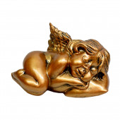 Сувенир Ангел на подушечке, бронза (Гипс)