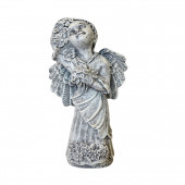 Сувенир Ангелок танцующий, камень серый (Гипс)