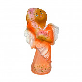 Сувенир Ангелок танцующий, цветная задувка (Гипс)