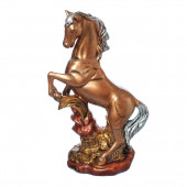 Сувенир гипсовый Конь на дыбах средний №2 (Гипс)