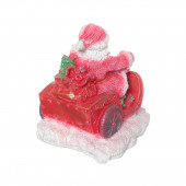 Сувенир гипсовый Санта на мотоцикле малый (Гипс)
