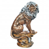 Сувенир гипсовый Лев на камне (Гипс)