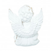 Сувенир Ангел мечтающий большой, золото (110) (Гипс)