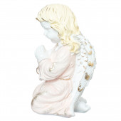 Сувенир гипсовый Ангел молящийся огромный, стразы (114) (Гипс)