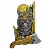 Сувенир гипсовый Тигр №3, цветной (Гипс)