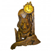 Сувенир Часы №14, коричнево-золотые (Гипс)
