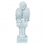 Сувенир Ангел на колонне, камень серый (Гипс)