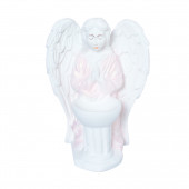 Сувенир Ангел Девочка молящаяся с чашей, пастель (Гипс)