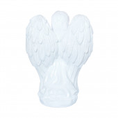Сувенир Ангел Девочка молящаяся с чашей, белый (Гипс)