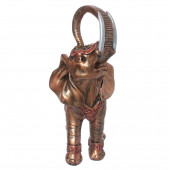 Сувенир Слон шагающий огромный, бронза (Гипс)