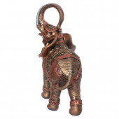 Сувенир Слон шагающий огромный, бронза (Гипс)