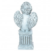 Сувенир Ангел на колонне, серый камень (Гипс)