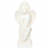 Сувенир Ангел на колонне, слоновая кость (Гипс)