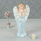 Сувенир Ангел с птицей, цветная задувка (цвета в ассортименте) (Гипс)