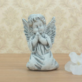 Сувенир Ангел молящийся сидячий (камень) (Гипс)
